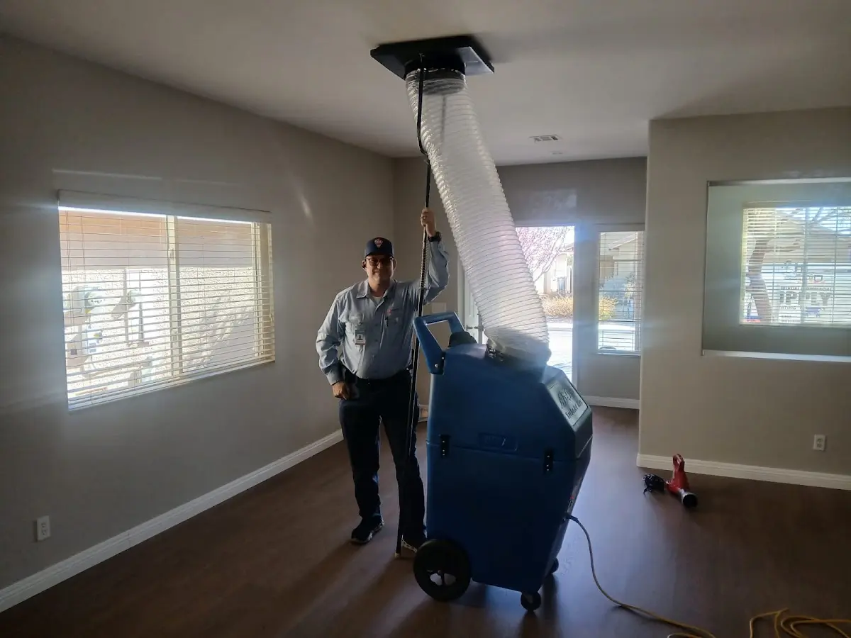 Professional Dryer Vent Cleaning work inside a Aurora home